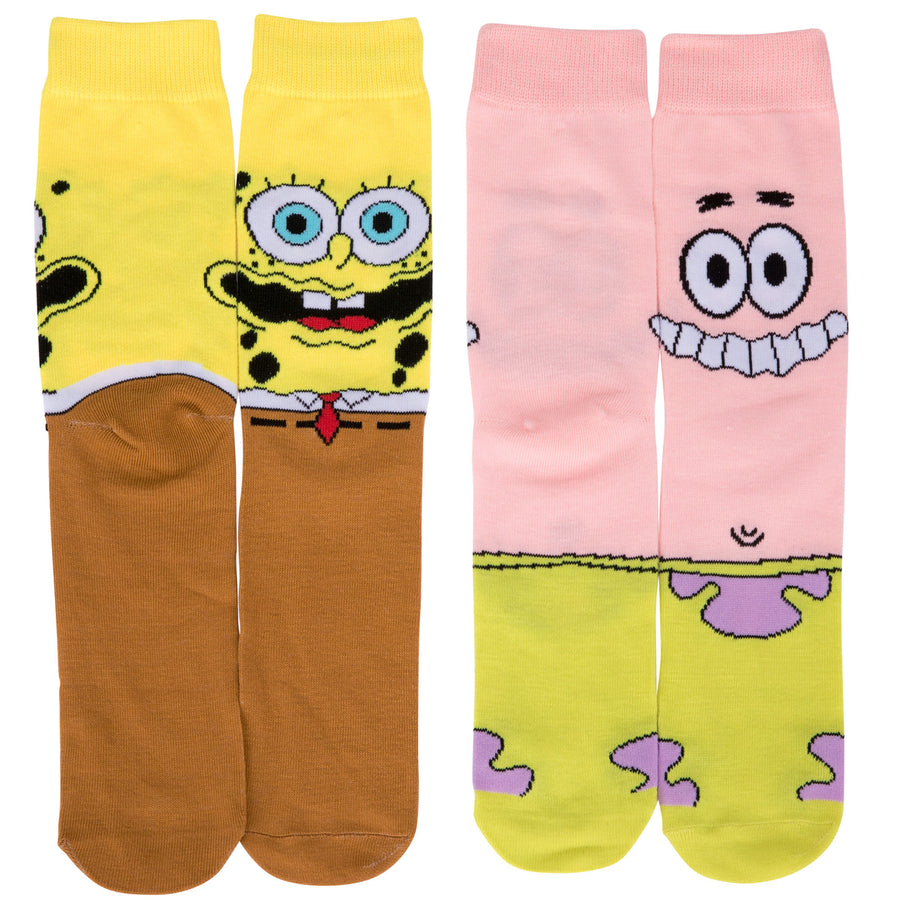 SpongeBob SquarePants Giddy Crew Socks 2-Pack Image 1