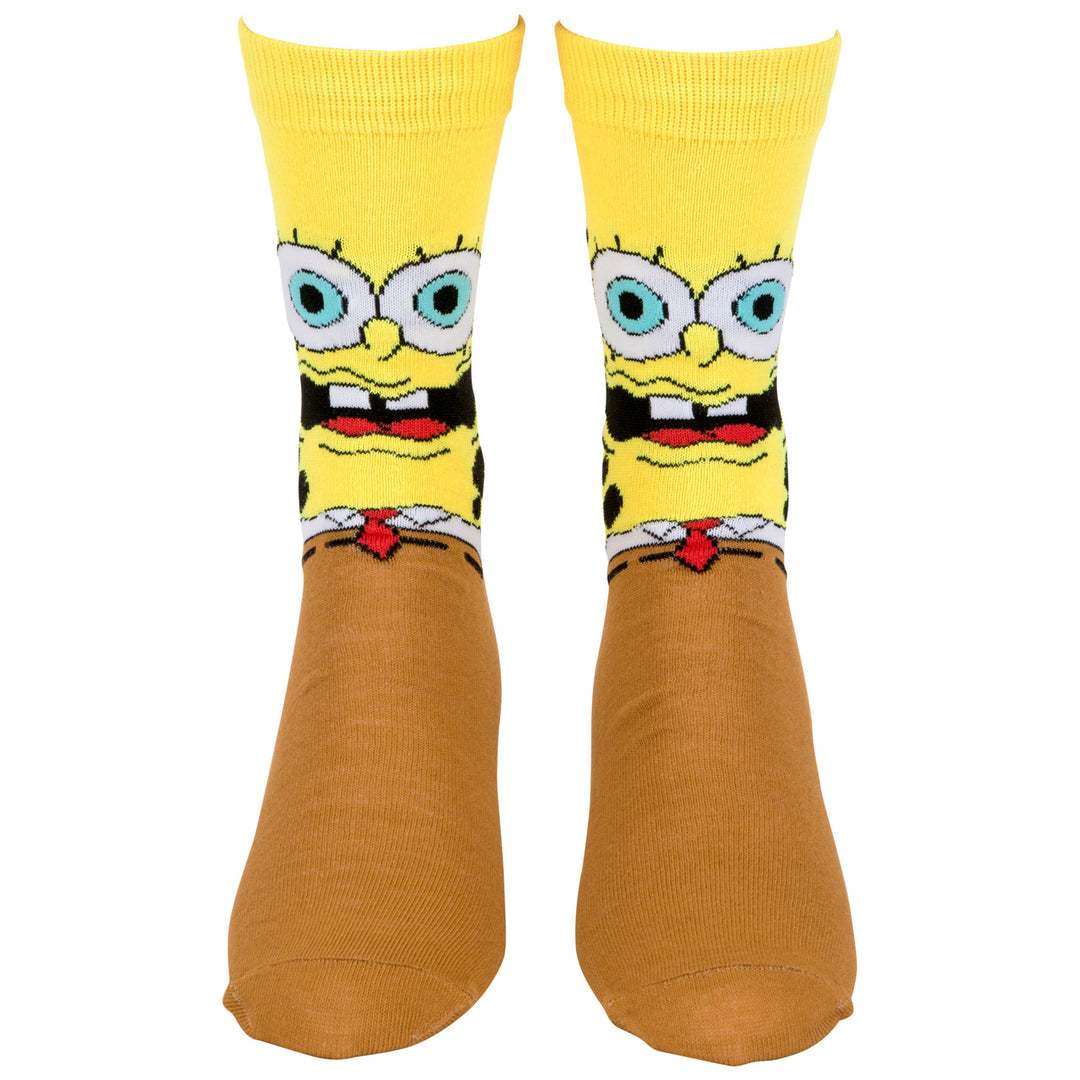 SpongeBob SquarePants Giddy Crew Socks 2-Pack Image 2