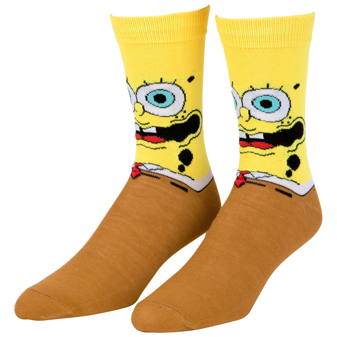 SpongeBob SquarePants Giddy Crew Socks 2-Pack Image 3