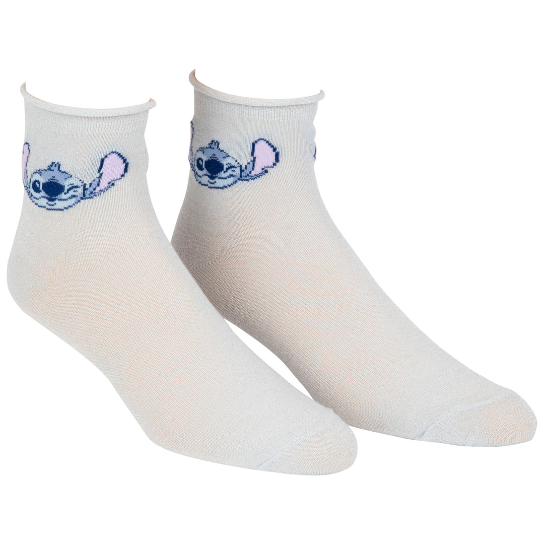 Lilo and Stitch Womens Rolled Cuff Socks 3-Pack Image 3