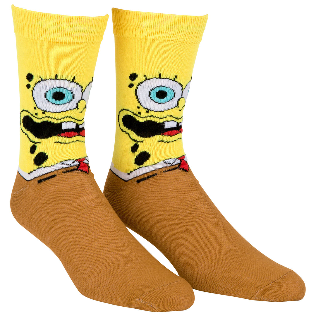 SpongeBob SquarePants Giddy Crew Socks 2-Pack Image 4