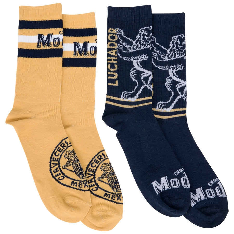 Modelo Especial Classic Logos Mens Crew Socks 2-Pack Image 1