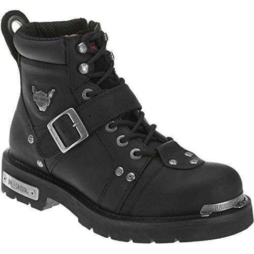 Harley-Davidson Mens Brake Buckle Boot BLACK Image 3