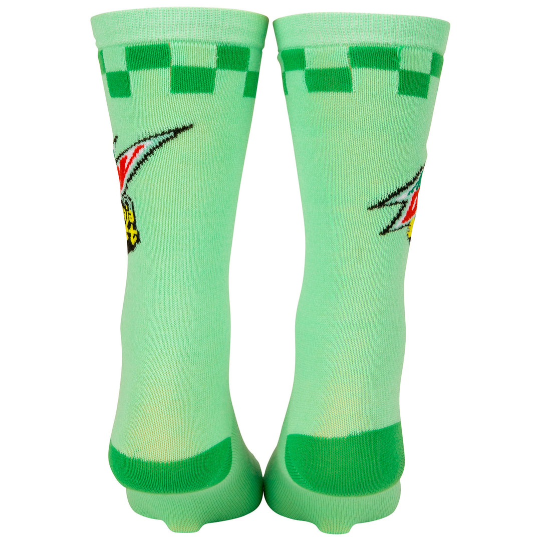 Mountain Dew Baja Blast Logo Crew Socks Image 3