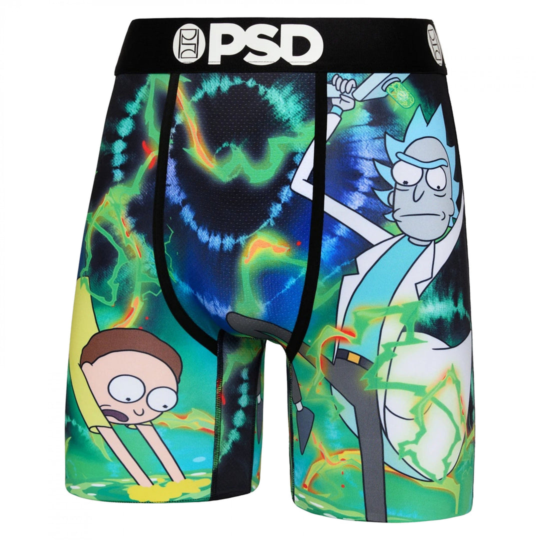 Rick and Morty Portal Tie-Dye PSD Boxer Briefs Image 2