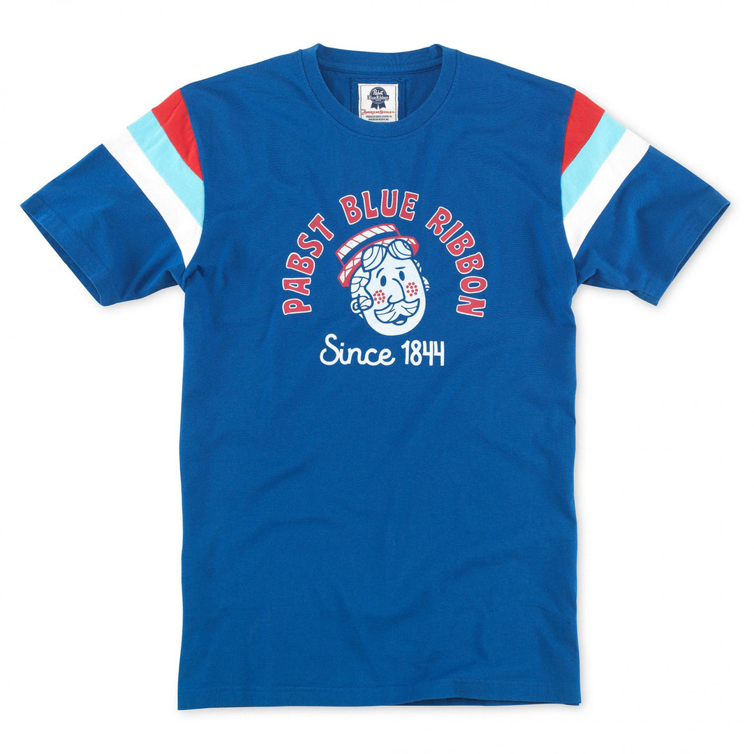 Pabst Blue Ribbon Barber Since 1844 T-Shirt Image 1