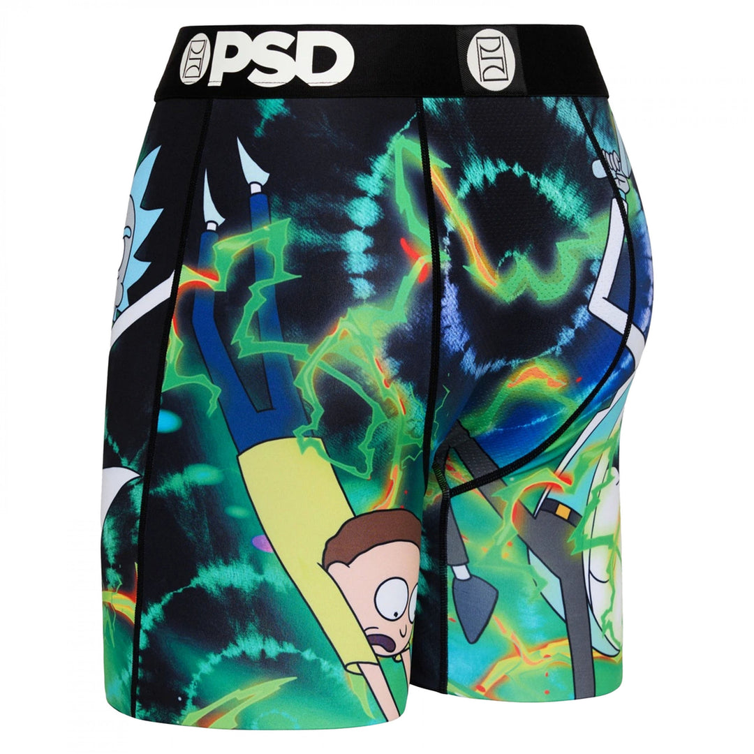 Rick and Morty Portal Tie-Dye PSD Boxer Briefs Image 3