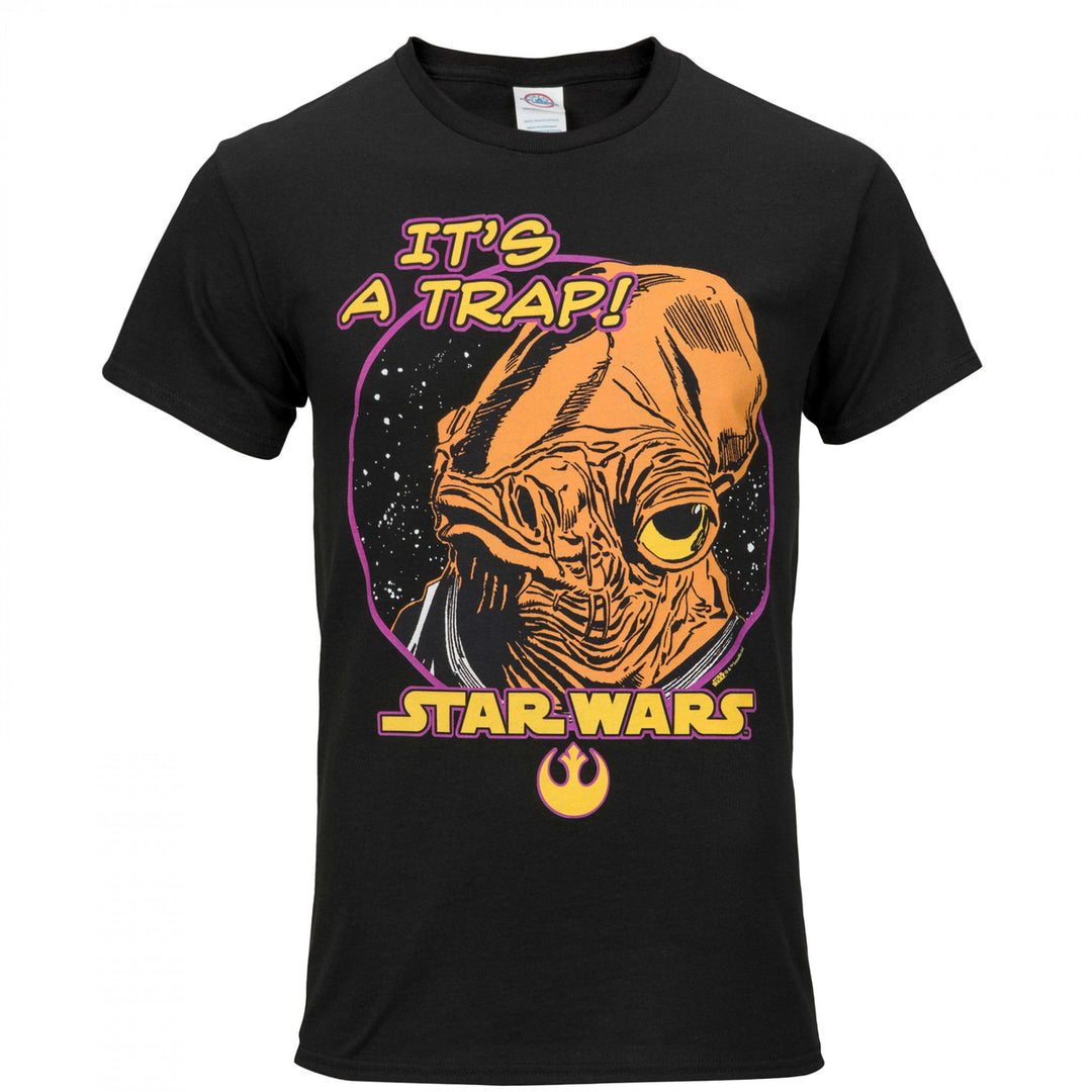 Star Wars Admiral Ackbar Its A Trap! T-Shirt Image 1