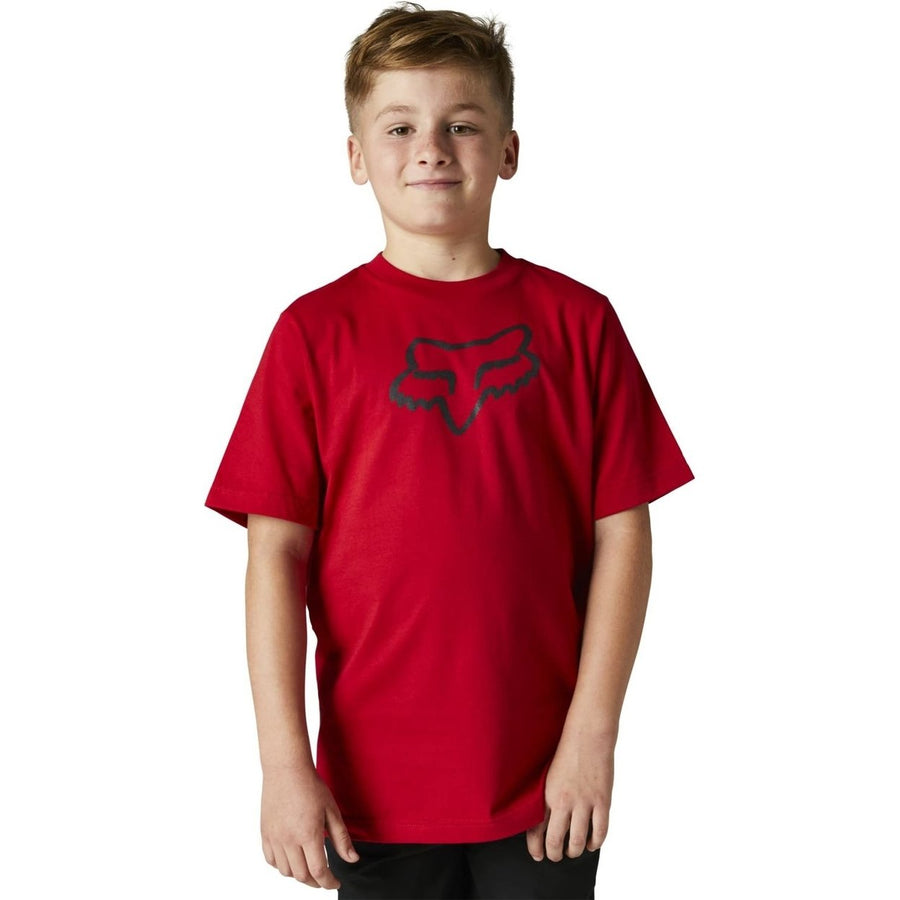 Fox Racing Kids Legacy Short Sleeve Tee FLAME RED Image 1