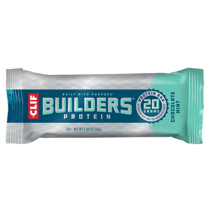 Clif Bar Builders Bar 2.4oz Bars 9 Chocolate Mint 9 Chocolate Peanut Butter Image 4