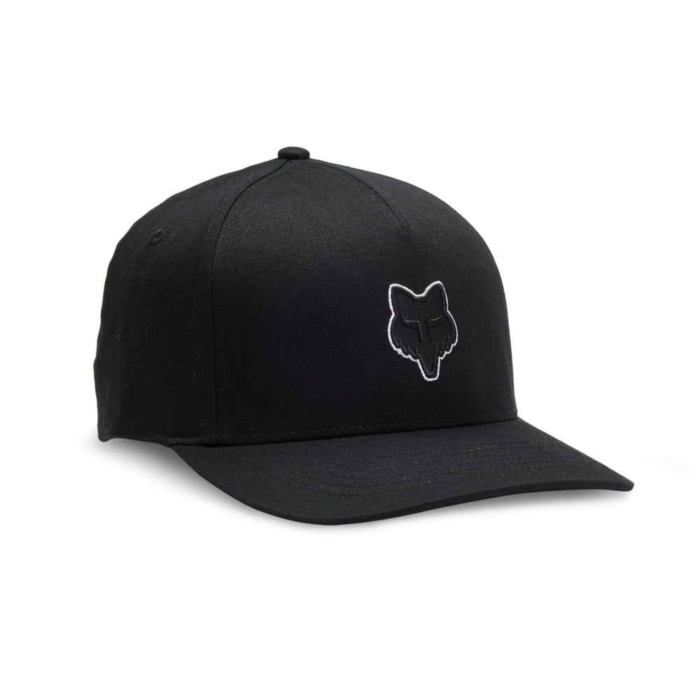 Fox Racing Flexfit Hat Mens Black Fox Head Design Size [FLM RD] Image 2