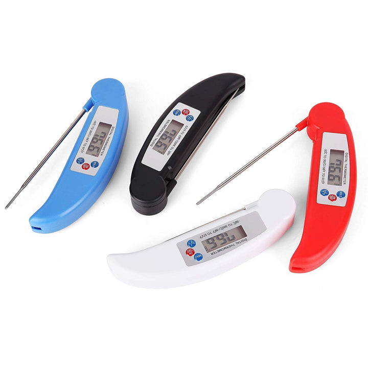 Instant Digital Meat Thermometer Probe Random Color Folding Design for Cooking Grilling Image 1