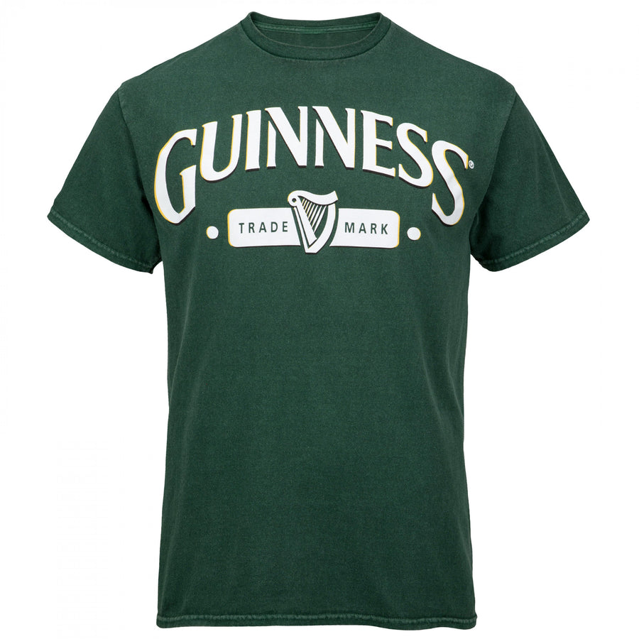 Guinness Logo Forest Comfort Green T-Shirt Image 1