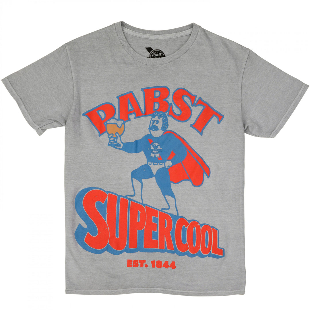 Pabst Blue Ribbon Supercool Man T-Shirt Image 2