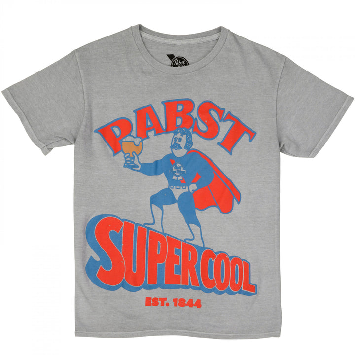 Pabst Blue Ribbon Supercool Man T-Shirt Image 2