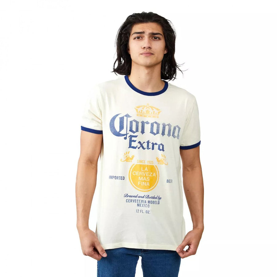 Corona Extra Vintage Ringer T-Shirt Image 1