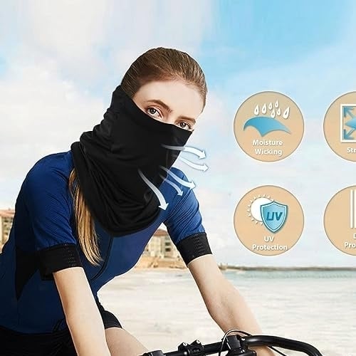 10 Pack Bandana Neck Gaiter Face Mask- Assorted Colors Image 4