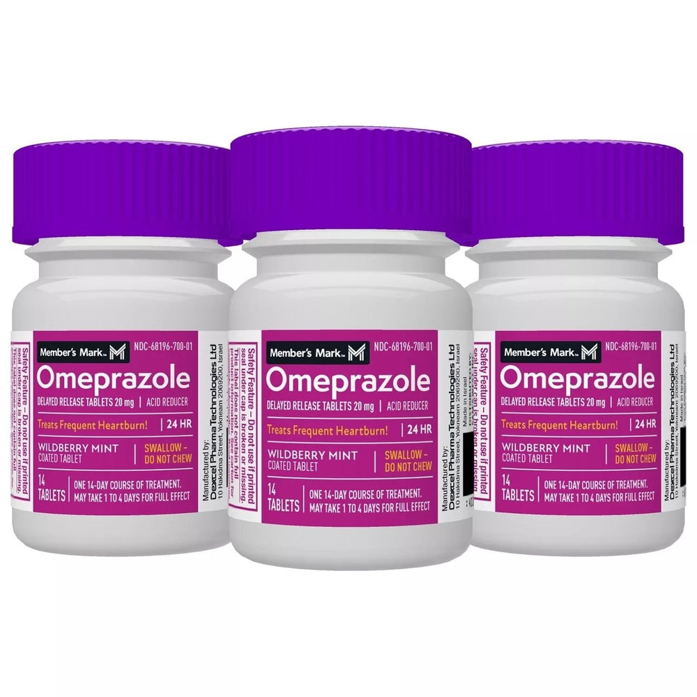 Members Mark Omeprazole Delayed Release Tablets 20 mg 42 Count Image 2