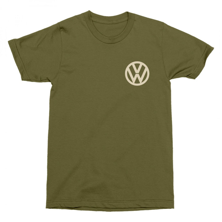 Volkswagen Sasquatch on Break Front and Back Print T-Shirt Image 3