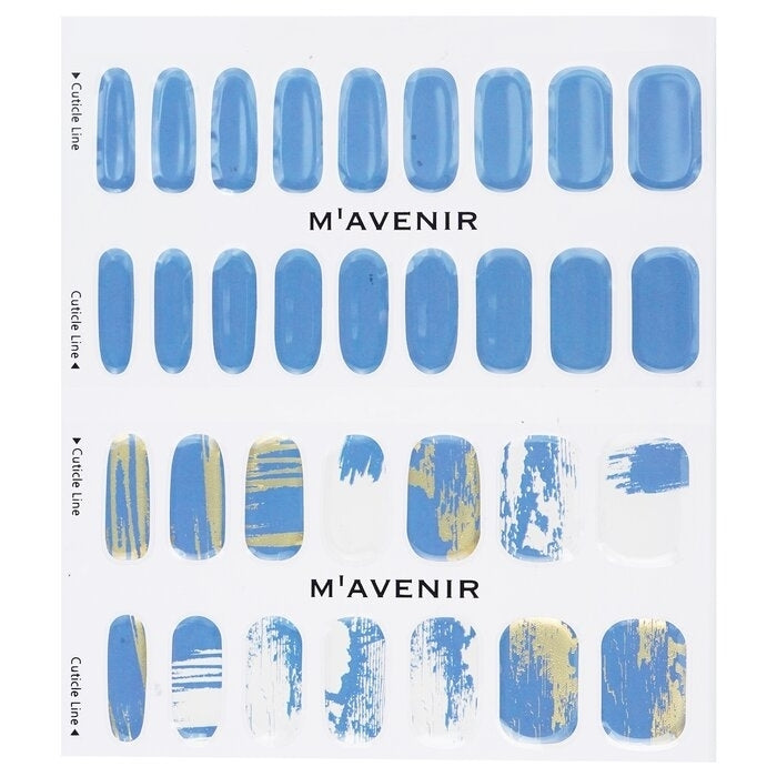 Mavenir - Nail Sticker (Blue) -  Como Sea Nail(32pcs) Image 2
