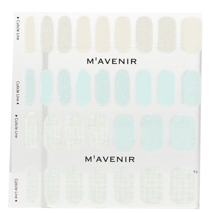 Mavenir - Nail Sticker (Blue) -  Blue In Tweed Nail(32pcs) Image 1