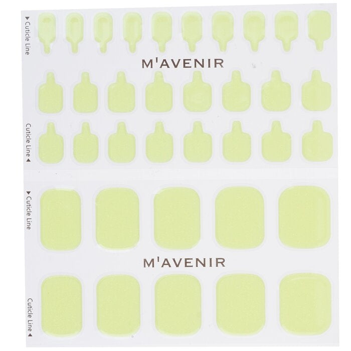 Mavenir - Nail Sticker (Yellow) -  Lemon Crumble Pedi(36pcs) Image 2