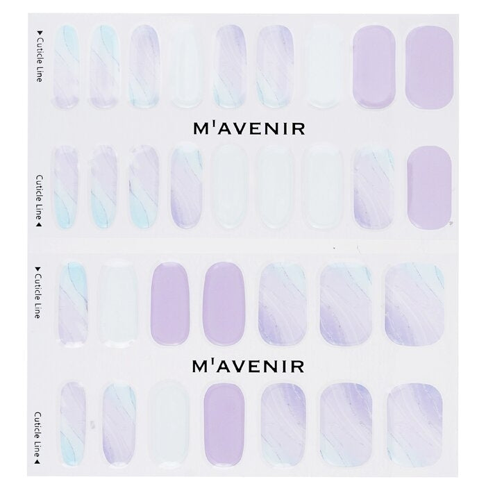 Mavenir - Nail Sticker (Assorted Colour) -  Silver Pointnail Nail(32pcs) Image 2