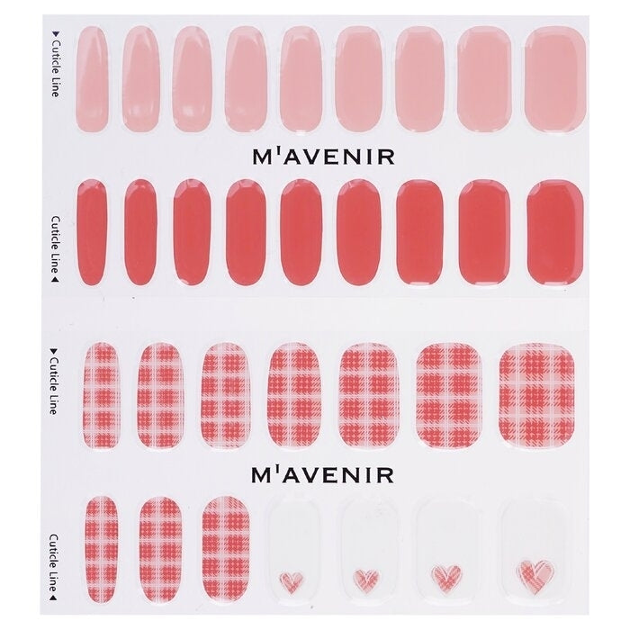 Mavenir - Nail Sticker (Pink) -  Glen Check Antique Pink Nail(32pcs) Image 2