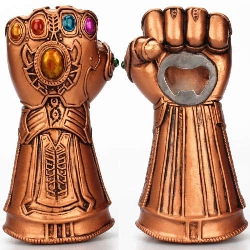 Eddieson Thanos Gauntlet Bottle Opener Retro Copper Superhero Gift Bar Decor Image 2