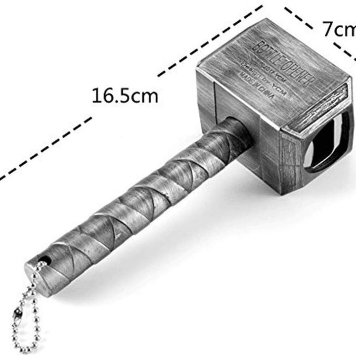 Thor Hammer Mjolnir Bottle Opener Beer Soft Drink Tool Stainless Steel Accessory Image 4