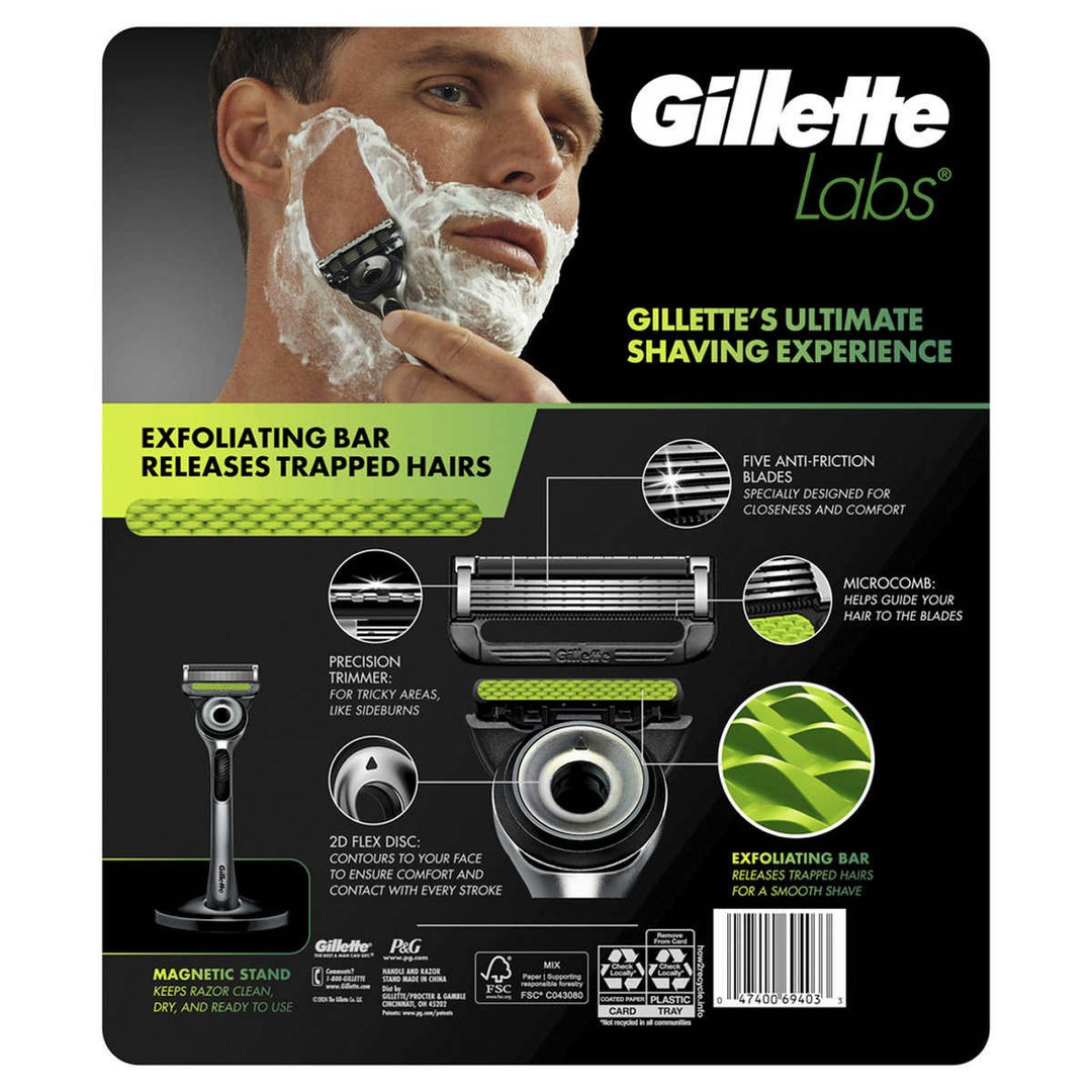 Gillette Labs 1 Razor with Dock + 7 Cartridges Image 2