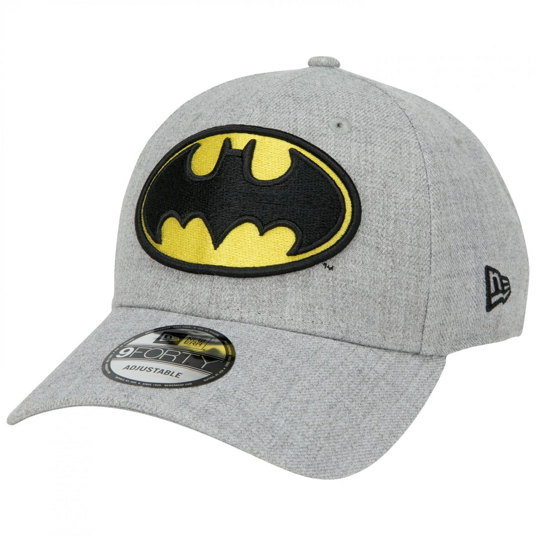 Batman Classic Logo Grey Era 9Forty Adjustable Hat Image 1