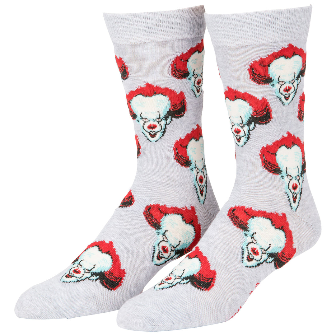 Horror Movie Villains Pennywise Jason Freddy Kruger 6-Pack Crew Socks Image 3