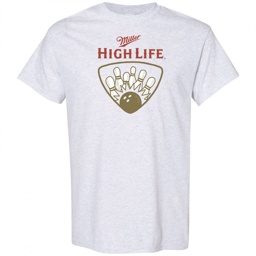 Miller High Life Bowling Strike Light Blue Colorway T-Shirt Image 1