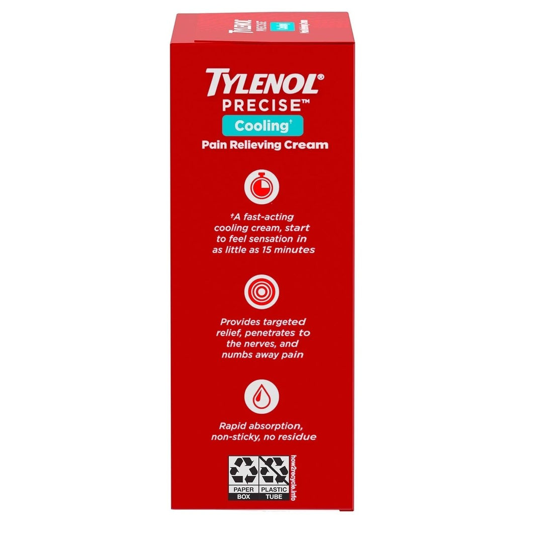 Tylenol Precise Cooling Pain Relieving Cream 4 Ounce (Pack of 2) Image 4