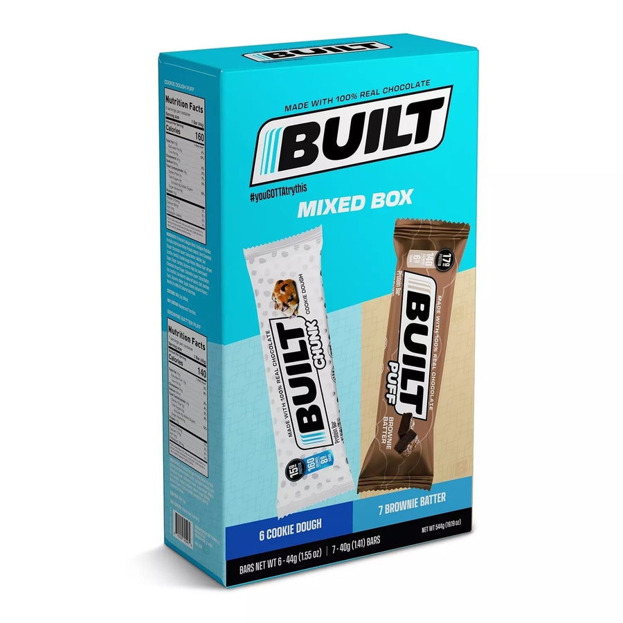 Built Bar Puff and Chunk Protein Bars Variety Pack (13 Count) Image 1