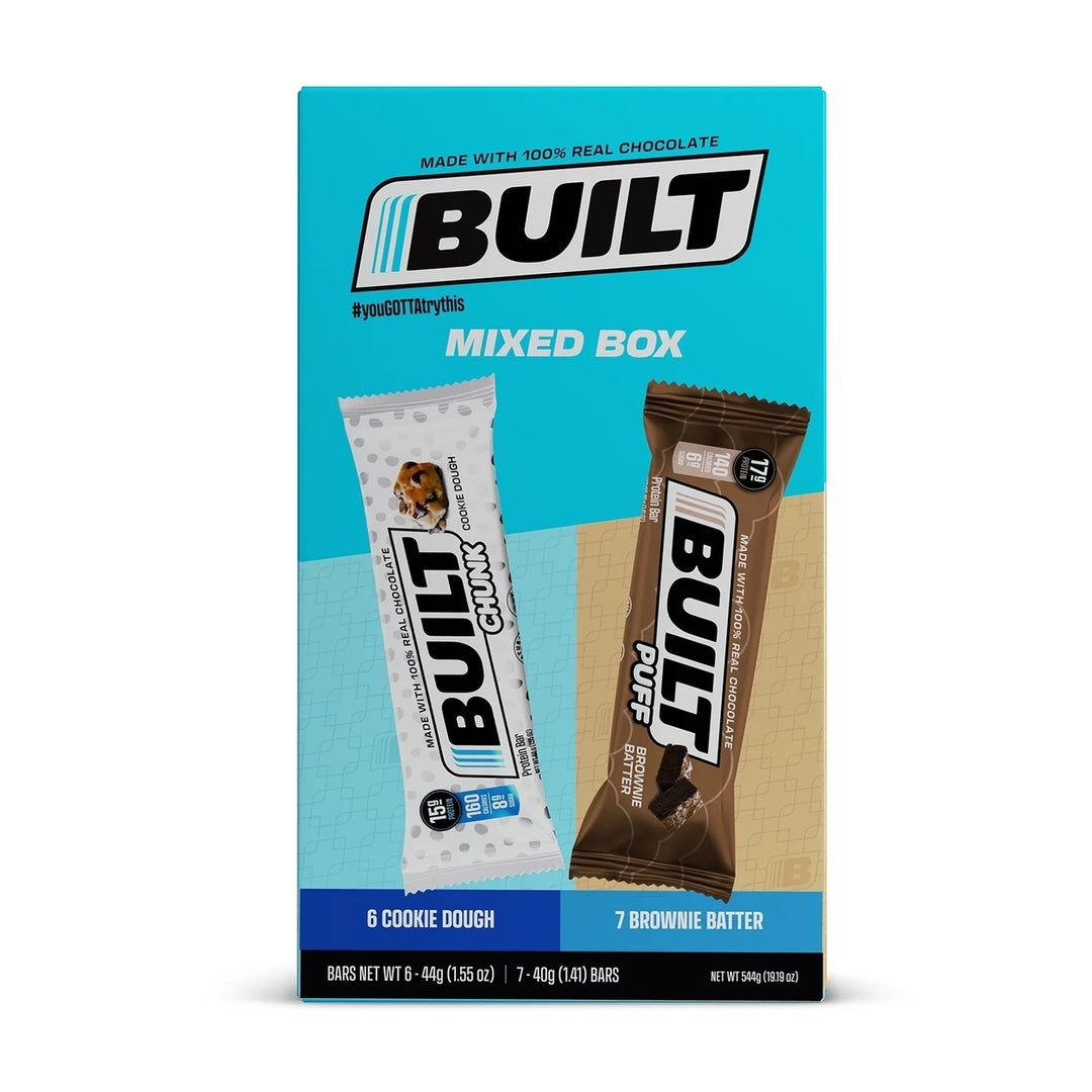 Built Bar Puff and Chunk Protein Bars Variety Pack (13 Count) Image 2