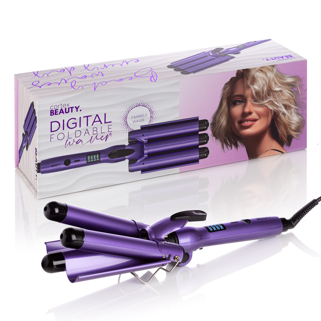 Digital Wave Maker 1" Foldable Three Barrel Waver Image 4