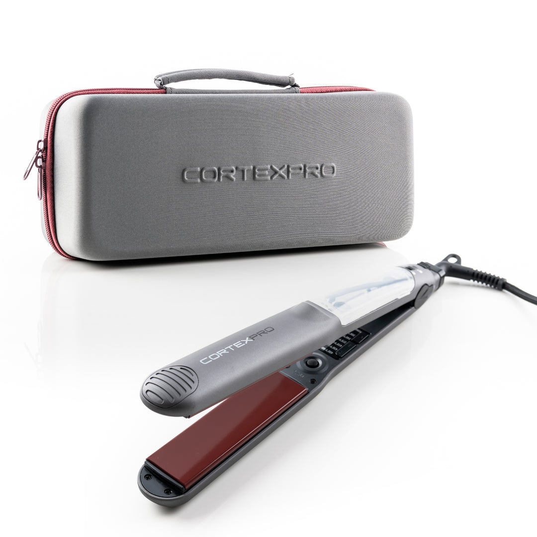 Cortex Professional Steamliner 1.25" Ceramic Flat Iron Argan Infusion Dual Voltage Image 4