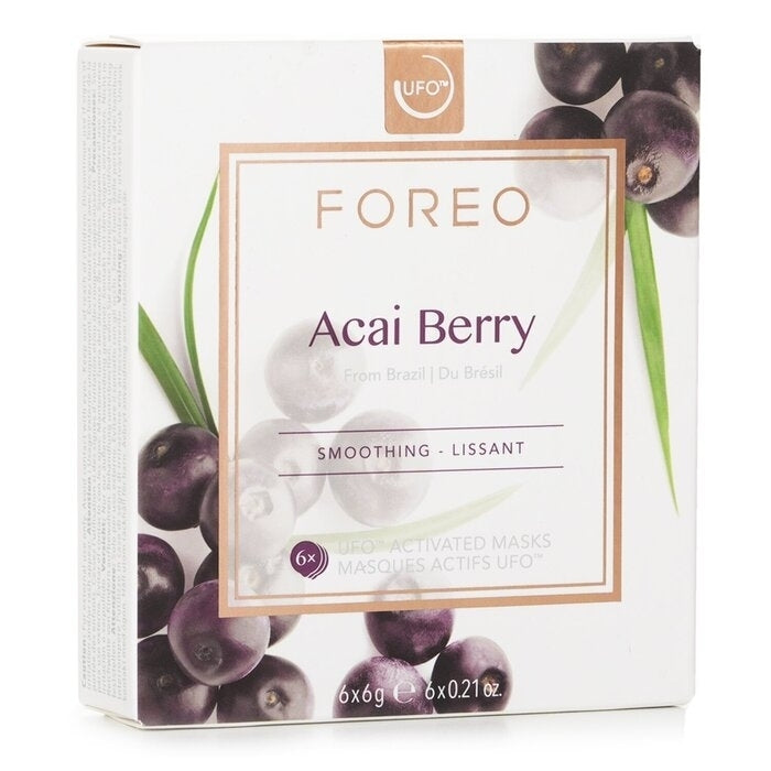 FOREO - UFO Smoothing Mask - Acai Berry (For Fine Lines and Wrinkles)(6x6g) Image 1