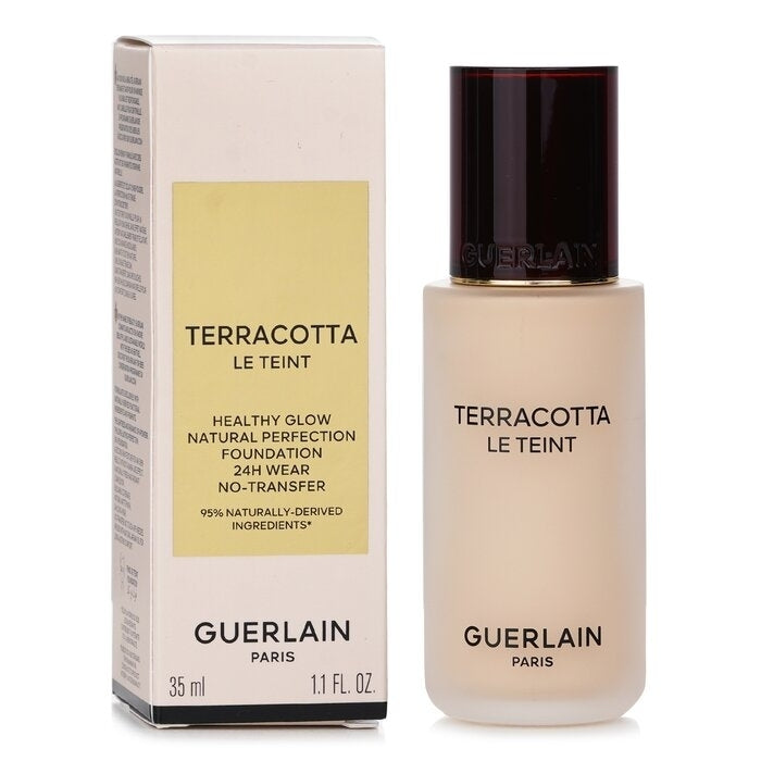 Guerlain - Terracotta Le Teint Healthy Glow Natural Perfection Foundation 24H Wear No Transfer - 0.5W Warm(35ml/1.1oz) Image 1