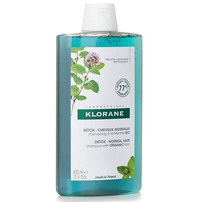 Klorane - Shampoo With Organic Mint (Detox Normal Hair)(400ml/13.5oz) Image 1