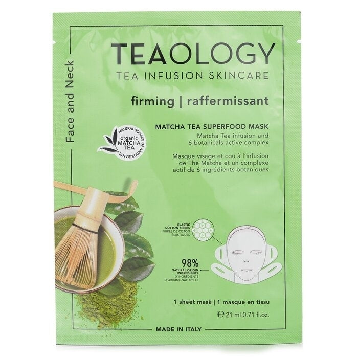 Teaology - Matcha Tea Superfood Face and Neck Mask(21ml/0.17oz) Image 1