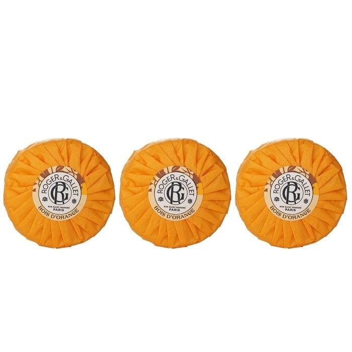Roger and Gallet - Orange Wood Wellbeing Soaps Coffret(3x100g) Image 1