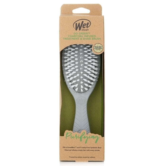Wet Brush - Go Green Charcoal Infused Treatment and Shine Brush(1pc) Image 1