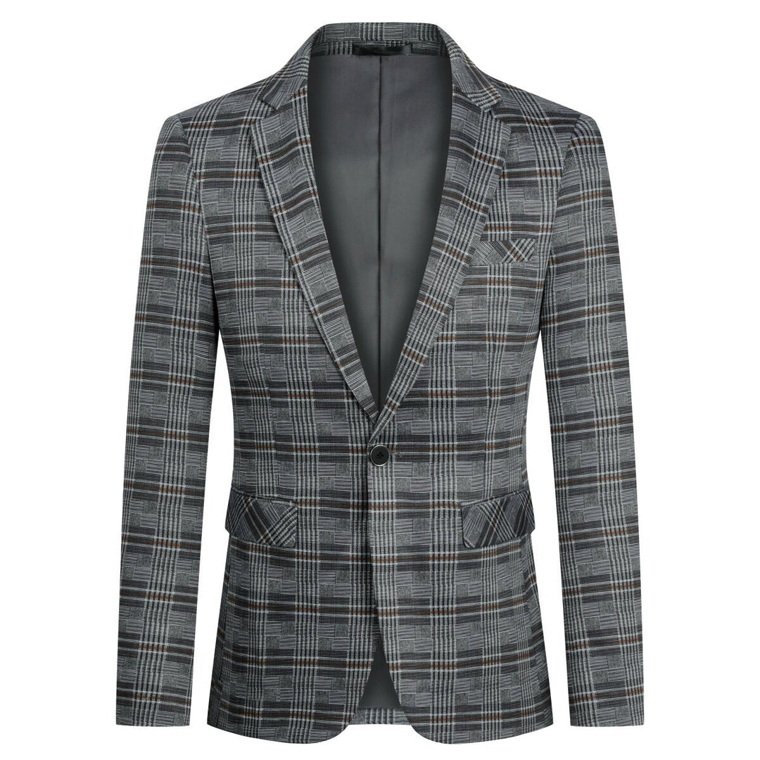 Mens Casual Suit Blazer Jackets Sports Coats Image 1