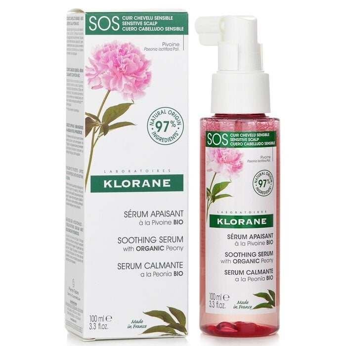 Klorane - SOS Soothing Serum With Organic Peony(100ml/3.3oz) Image 1