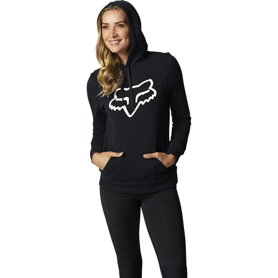 Fox Racing Womens Boundary Pullover Fleece Black Size M Soft Warm Fabric Image 4