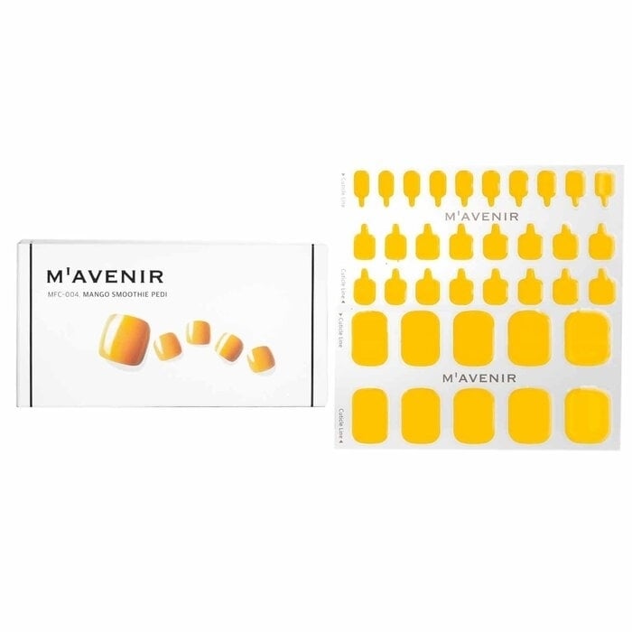 Mavenir - Nail Sticker (Yellow) -  Mango Smoothie Pedi(36pcs) Image 1