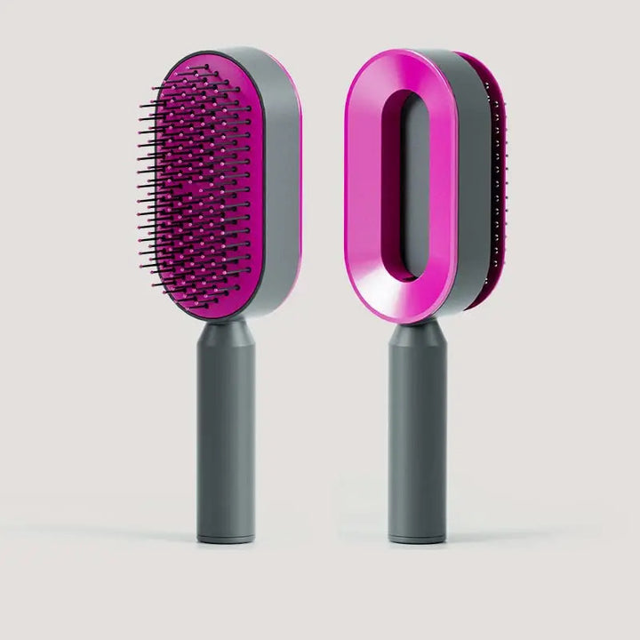 Self Cleaning Hair Brush 3D Air Cushion Massager Brush Airbag Massage Comb Brush Shaping Comb Self Cleaning Hair Brush Image 1